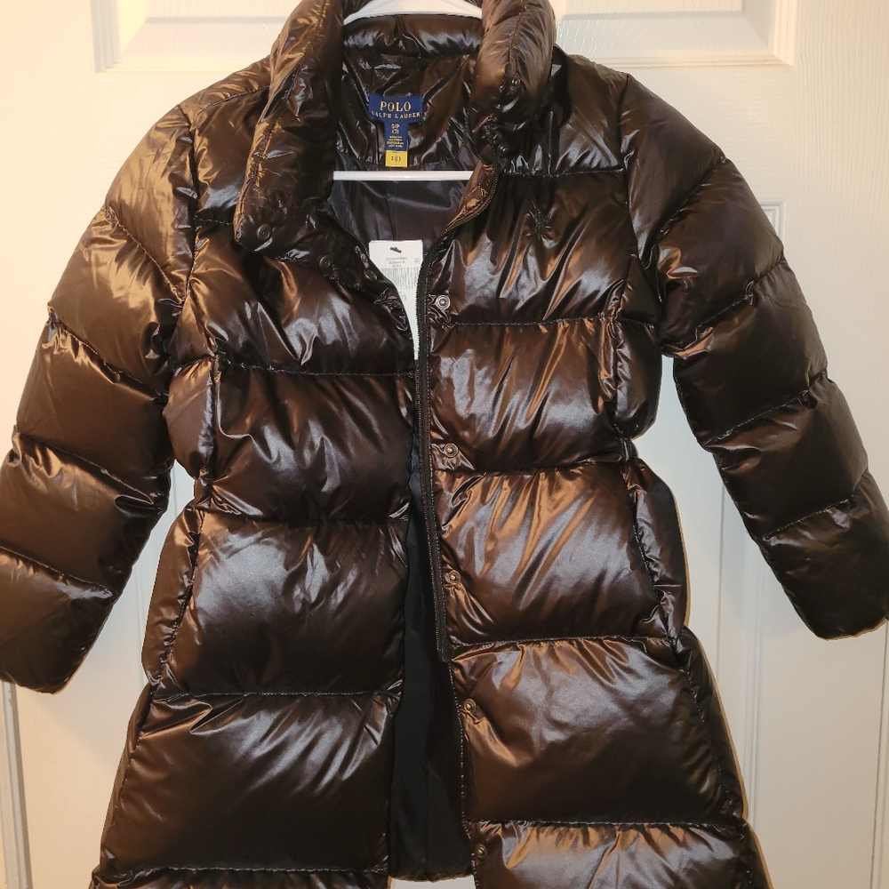 Ralph Lauren Polo Black Winter Coat(girls)